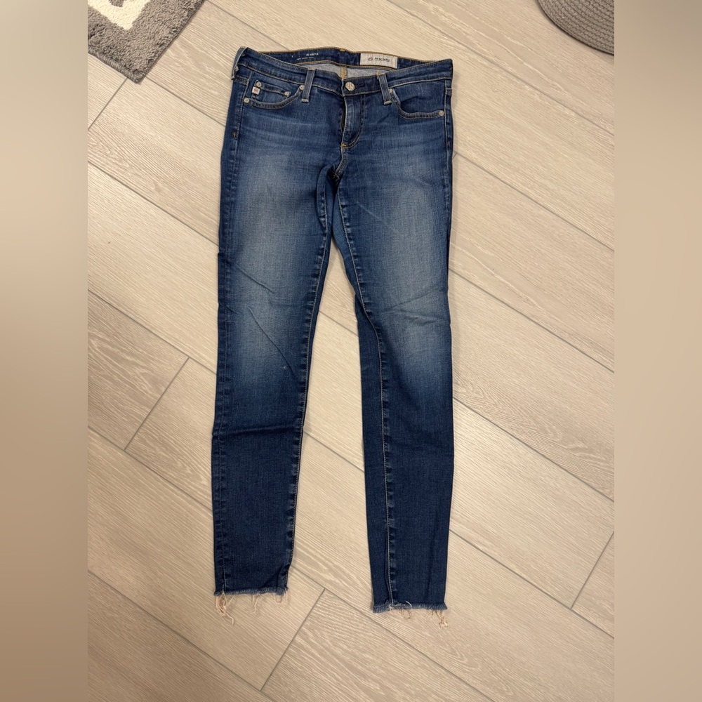 AG Jeans The Legging Raw Hem Jeans Size 27R